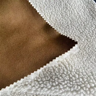 Kain Rompi Suede Sherpa