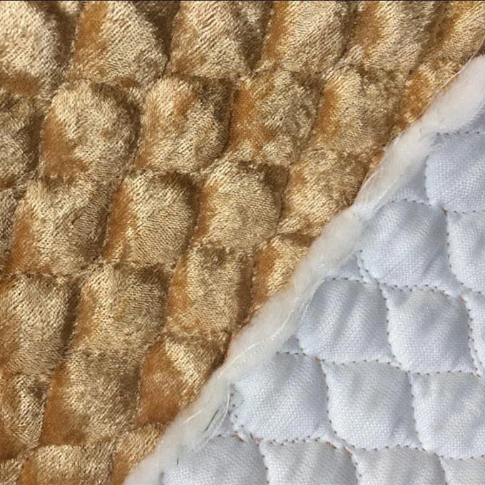 Knitted Embroidery Suede Fabric