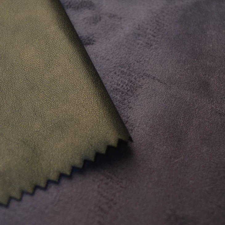 PU Leather Velour Fabric For Pants