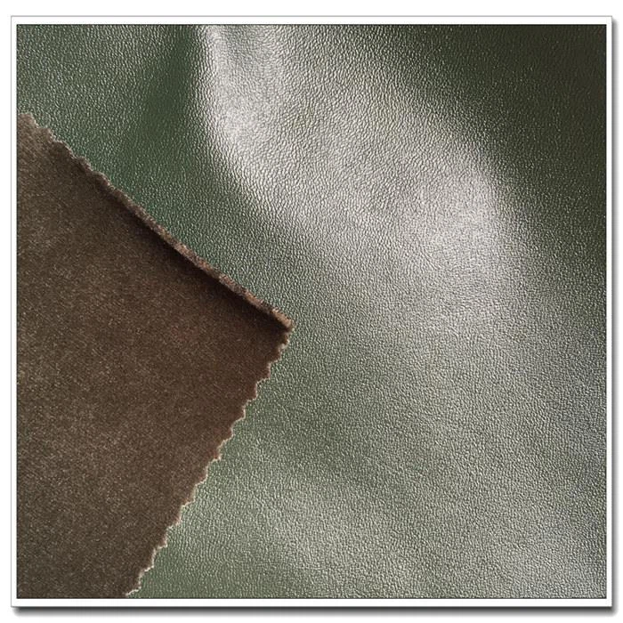 PU Leather Velour Fabric For Pants