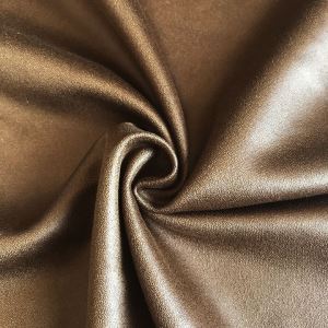 Fesyen Bronzing Suede Pu Fabric