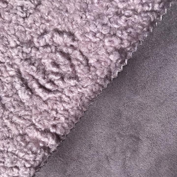 Suede Lamb Fur Fabric