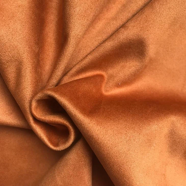 Brown Thickness Suede Fabric