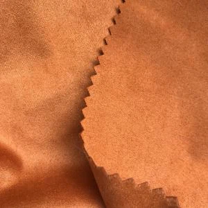 Fabrik Suede Tebal Coklat