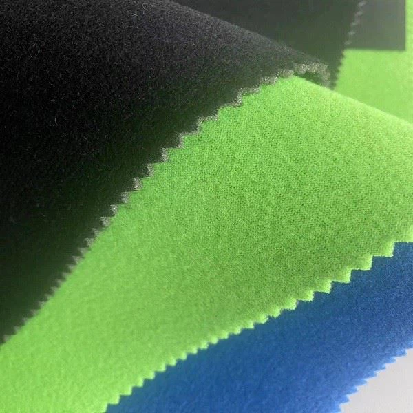 POLYESTER KNITTING VELOUR FABRIC WITH SPONGE